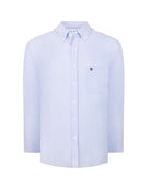 Manchester Camisa Casual Button Down Rayas Manga Larga - Manchester