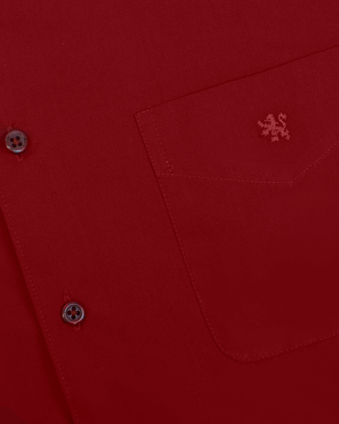 Manchester Camisa Casual Color Solido Un Bolsillo Mezcla Algodón - Manga Larga - Manchester