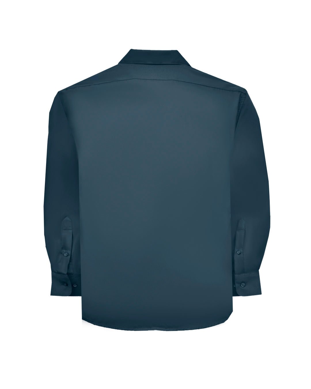Manchester Camisa Casual Color Solido Un Bolsillo Mezcla Algodón - Manga Larga - Manchester