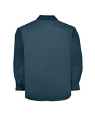 Manchester Camisa Casual Color Solido Un Bolsillo Mezcla Algodón - Manga Larga - Manchester