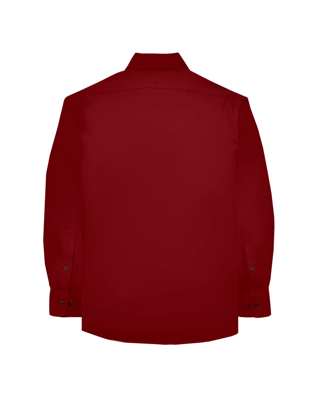 Manchester Camisa Casual Color Solido Un Bolsillo Mezcla Algodón - Manga Larga - Manchester
