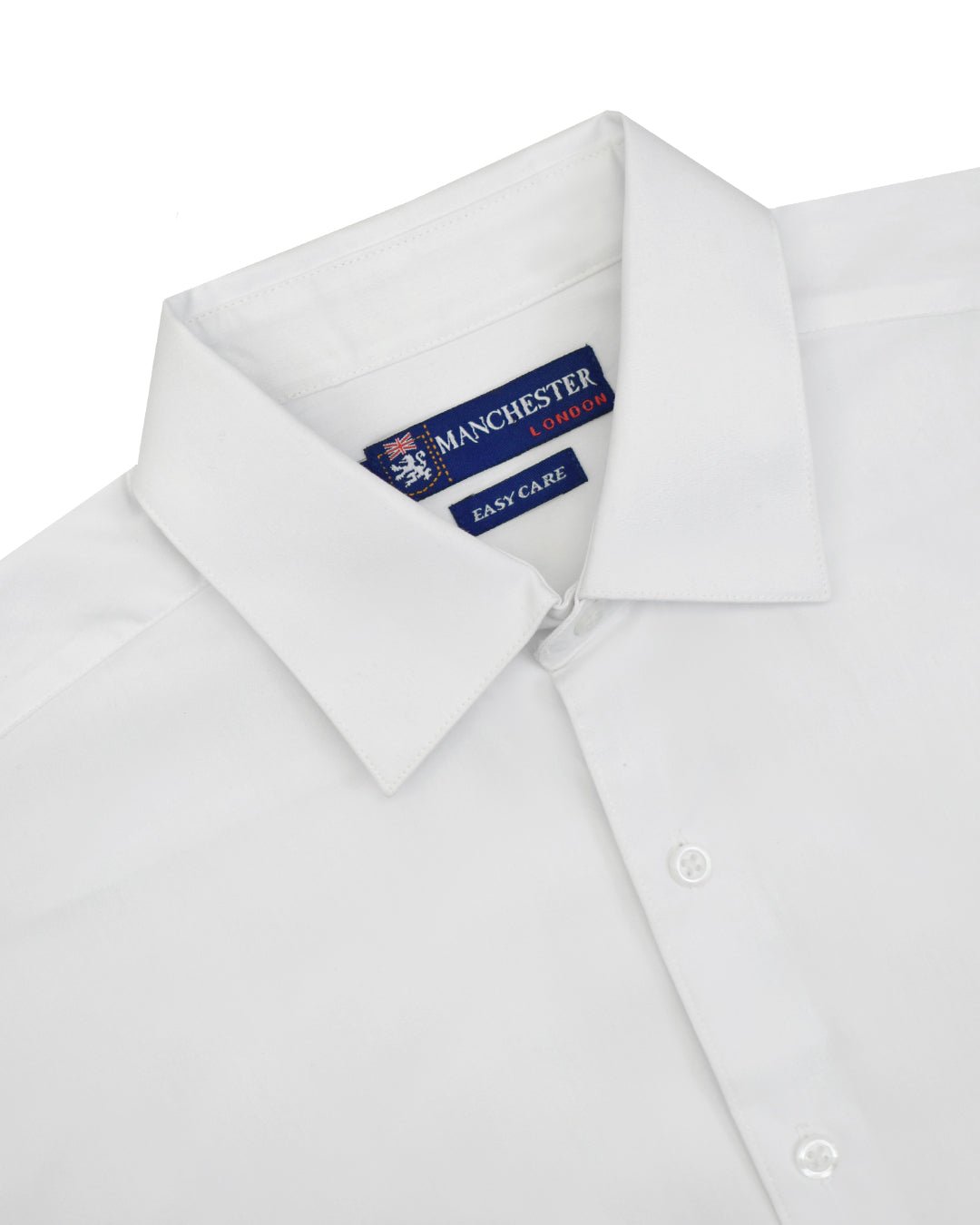 Manchester Camisa Casual Color Solido Un Bolsillo Mezcla Algodón - Manga Larga - Manchester