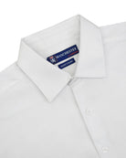 Manchester Camisa Casual Color Solido Un Bolsillo Mezcla Algodón - Manga Larga - Manchester