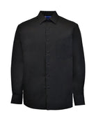 Manchester Camisa Casual Color Solido Un Bolsillo Mezcla Algodón - Manga Larga - Manchester