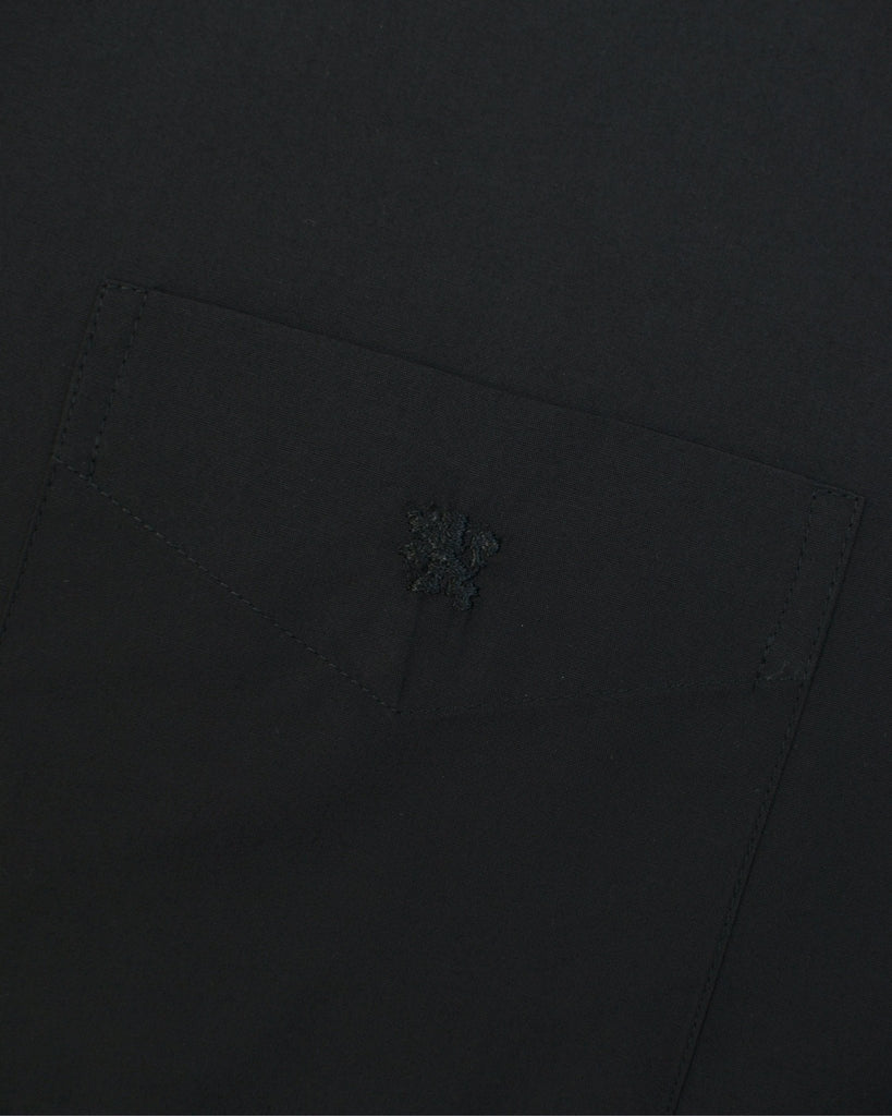 Manchester Camisa Casual Color Solido Un Bolsillo Mezcla Algodón - Manga Larga - Manchester