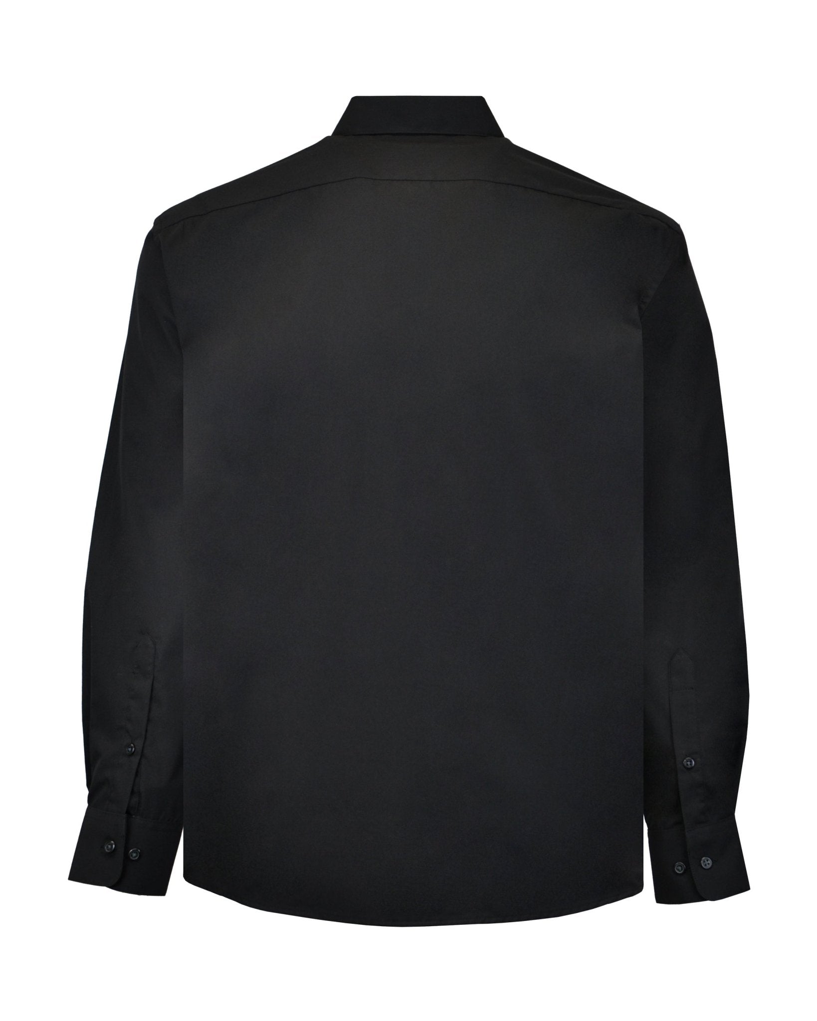 Manchester Camisa Casual Color Solido Un Bolsillo Mezcla Algodón - Manga Larga - Manchester