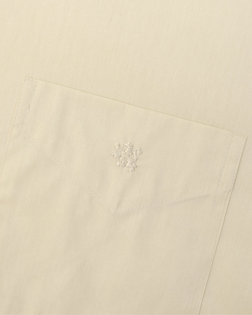 Manchester Camisa Casual Color Solido Un Bolsillo Mezcla Algodón - Manga Larga - Manchester