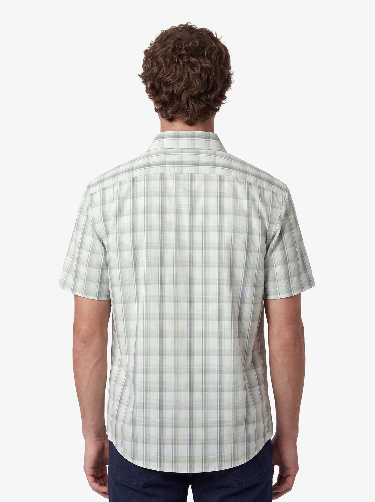Manchester Camisa Casual Cuadrado Algodón-Poliéster Manga Corta - Manchester