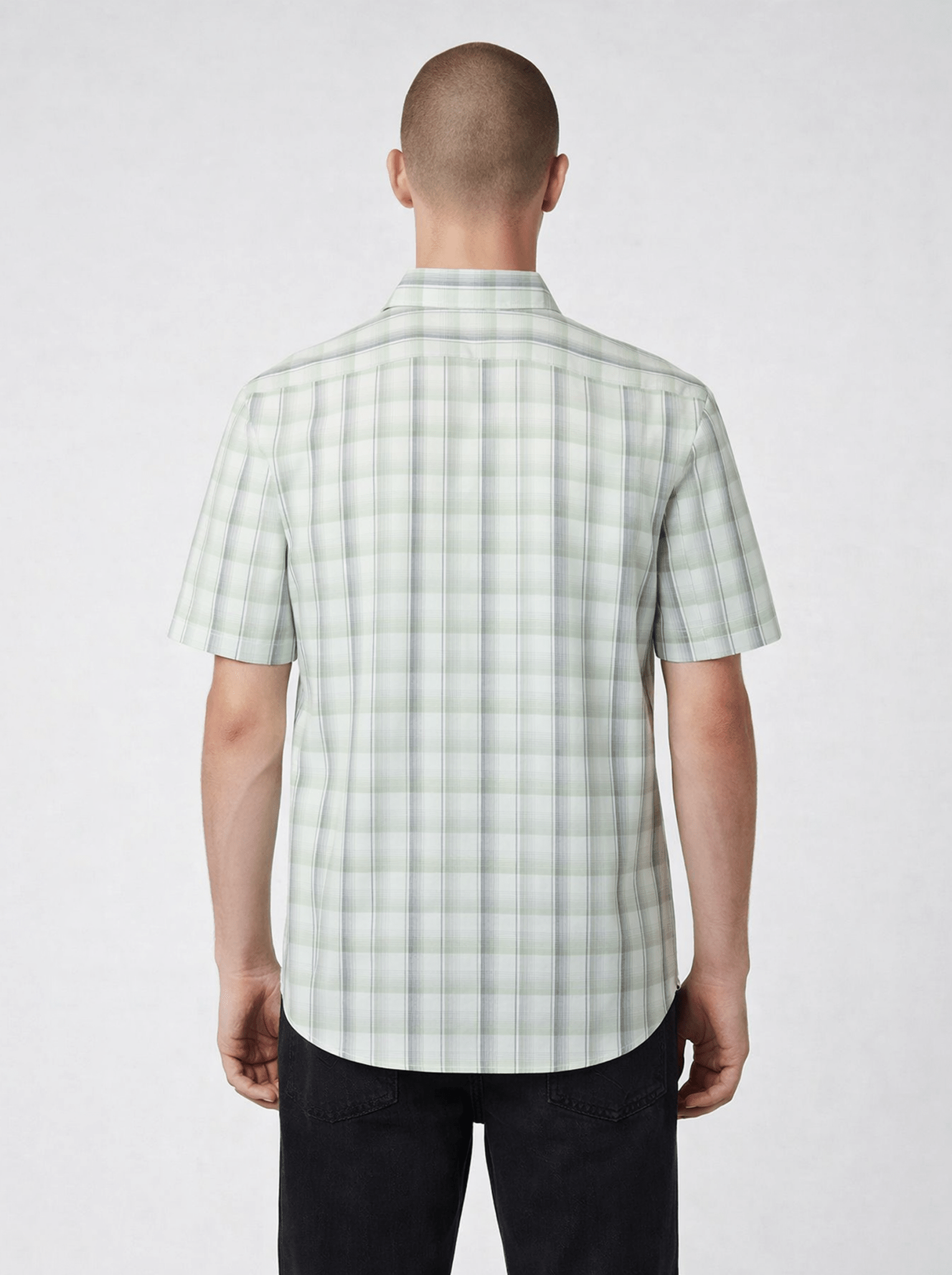 Manchester Camisa Casual Cuadrado Algodón-Poliéster Manga Corta - Manchester
