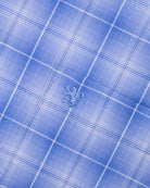 Manchester Camisa Casual Cuadrícula Un Bolsillo Manga Corta - Manchester