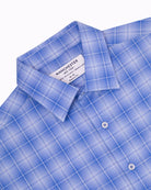 Manchester Camisa Casual Cuadrícula Un Bolsillo Manga Corta - Manchester