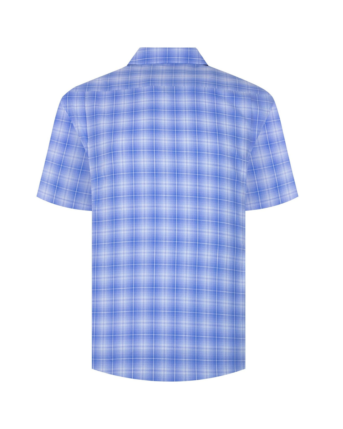 Manchester Camisa Casual Cuadrícula Un Bolsillo Manga Corta - Manchester