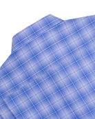 Manchester Camisa Casual Cuadrícula Un Bolsillo Manga Corta - Manchester