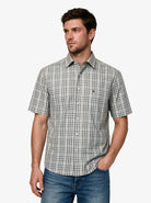 Manchester Camisa Casual Cuadros Algodón-Poliéster Manga Corta - Manchester