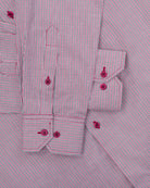 Manchester Camisa Casual Cuadros Clásicos Un Bolsillo Manga Larga - Manchester