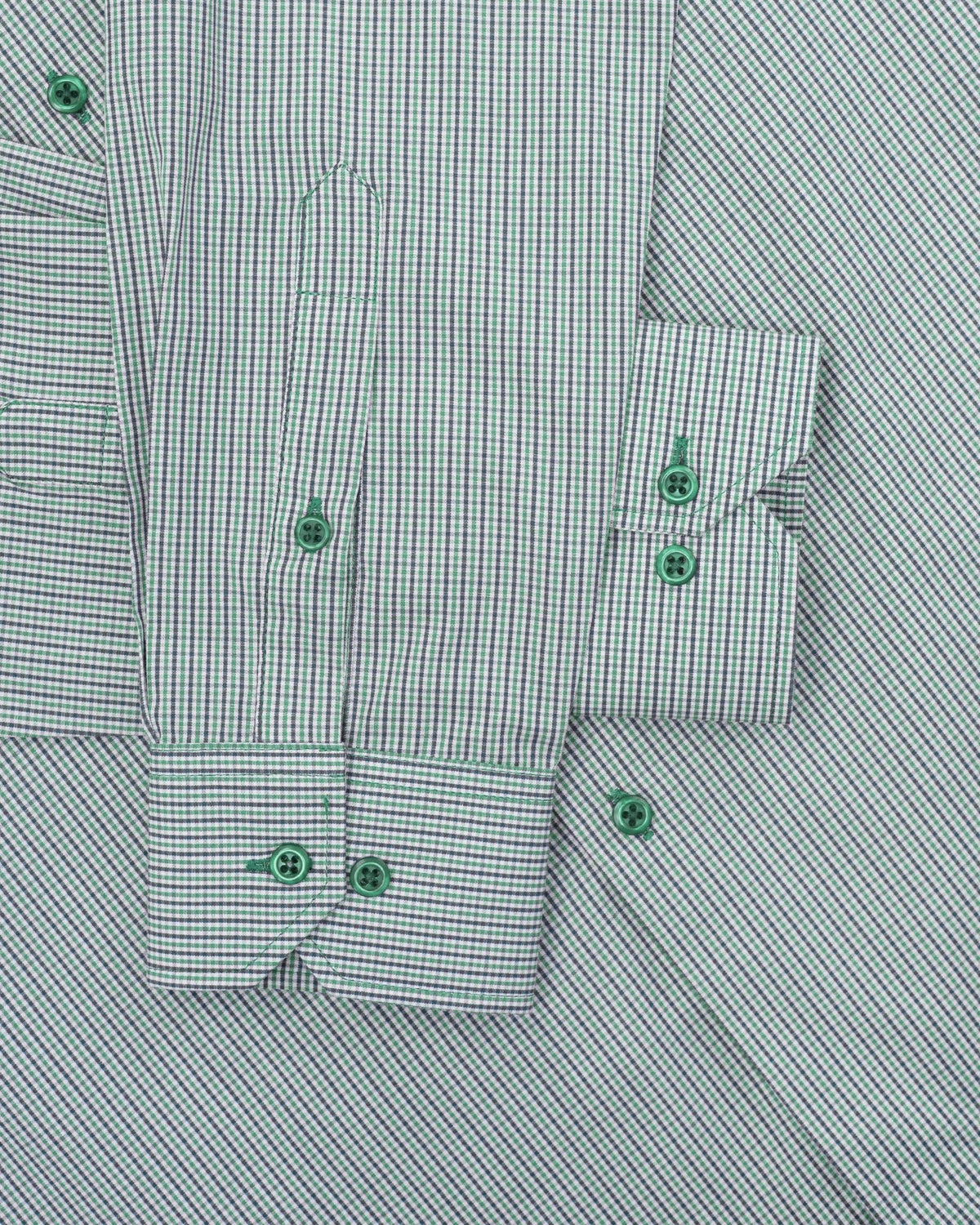 Manchester Camisa Casual Cuadros Clásicos Un Bolsillo Manga Larga - Manchester
