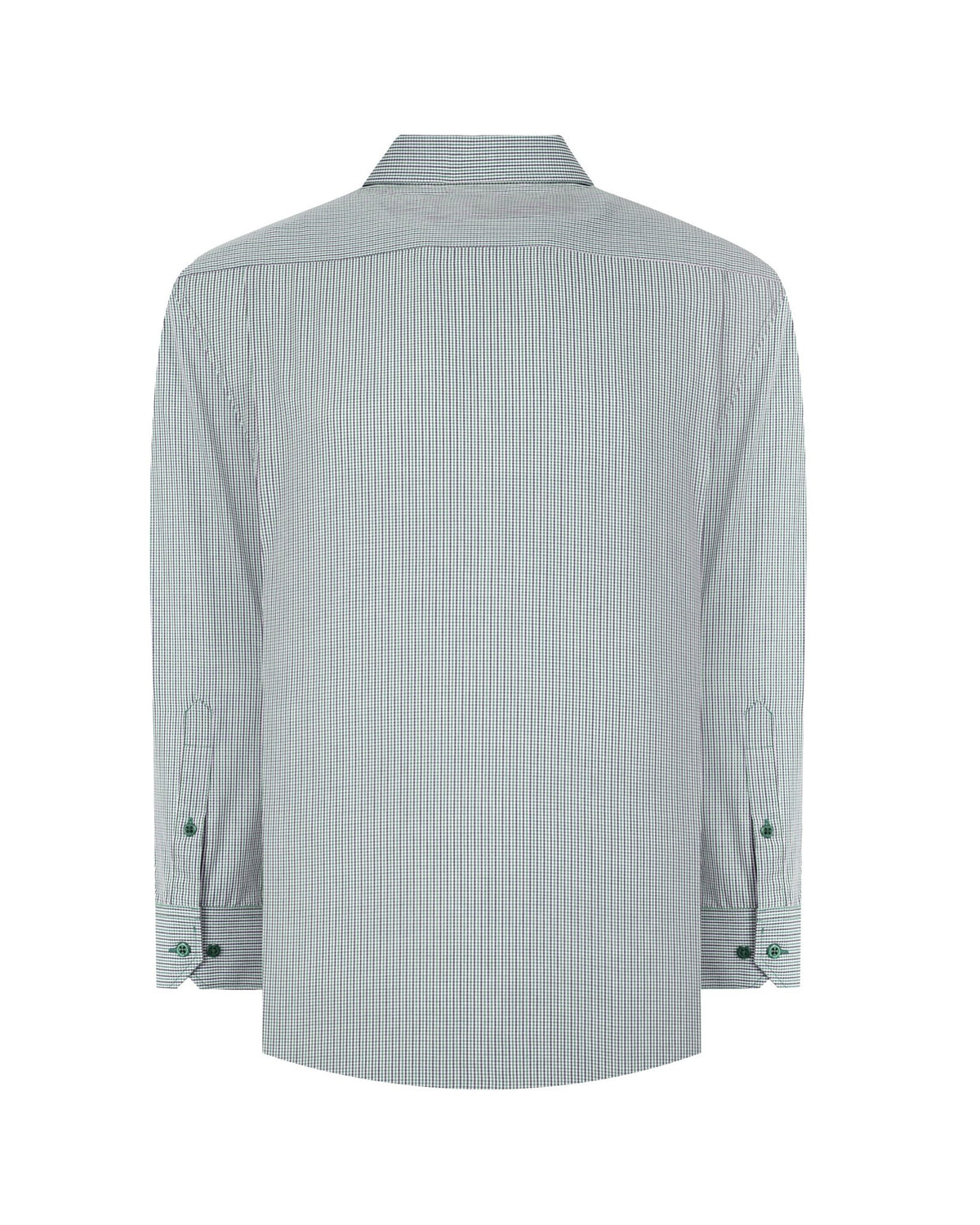 Manchester Camisa Casual Cuadros Clásicos Un Bolsillo Manga Larga - Manchester