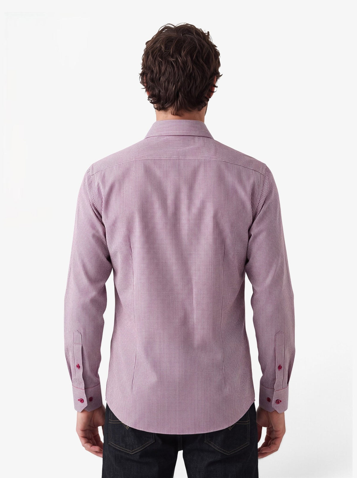 Manchester Camisa Casual Cuadros Clásicos Un Bolsillo Manga Larga - Manchester