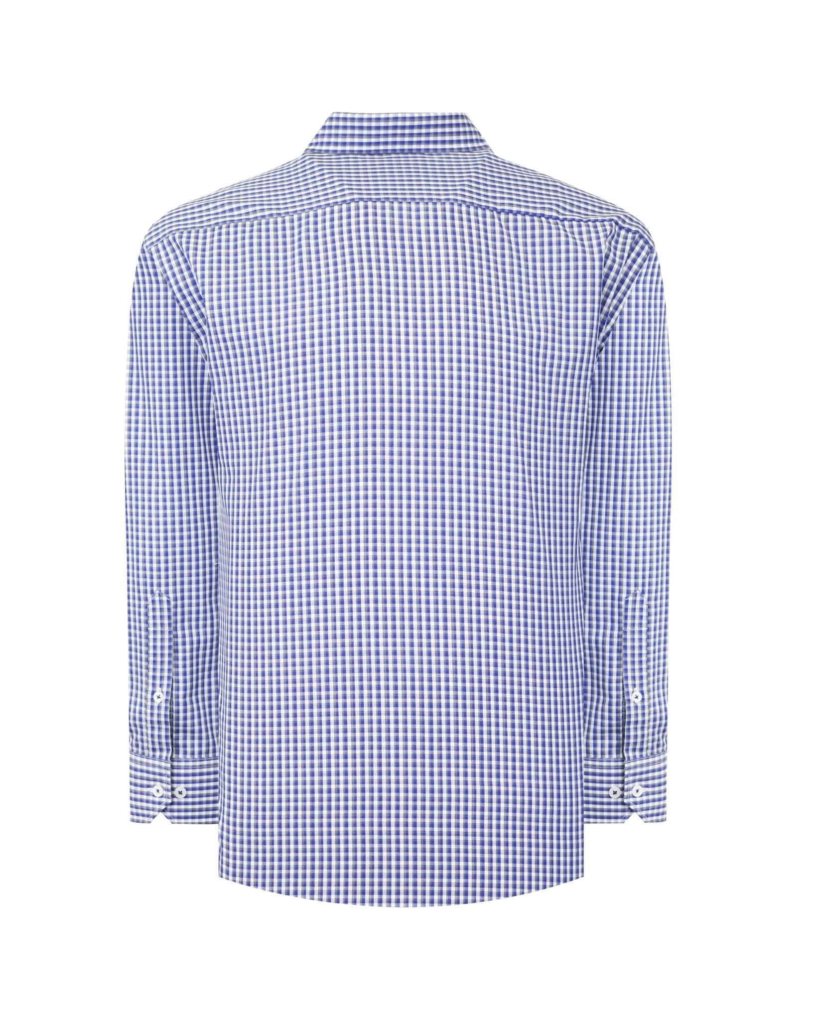Manchester Camisa Casual Cuadros Gingham Manga Larga – Cuello Button-Down - Manchester