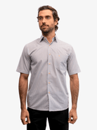Manchester Camisa Casual Cuadros Tattersall Un Bolsillo Estilo - Manchester