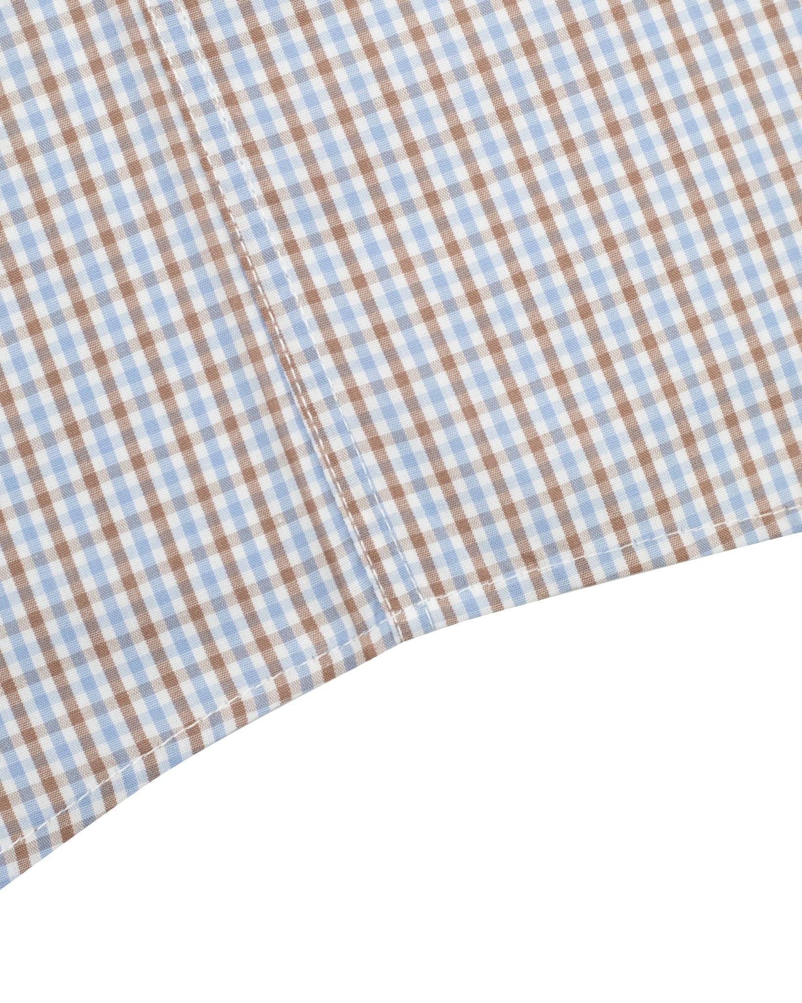 Manchester Camisa Casual Cuadros Tattersall Un Bolsillo Estilo - Manchester