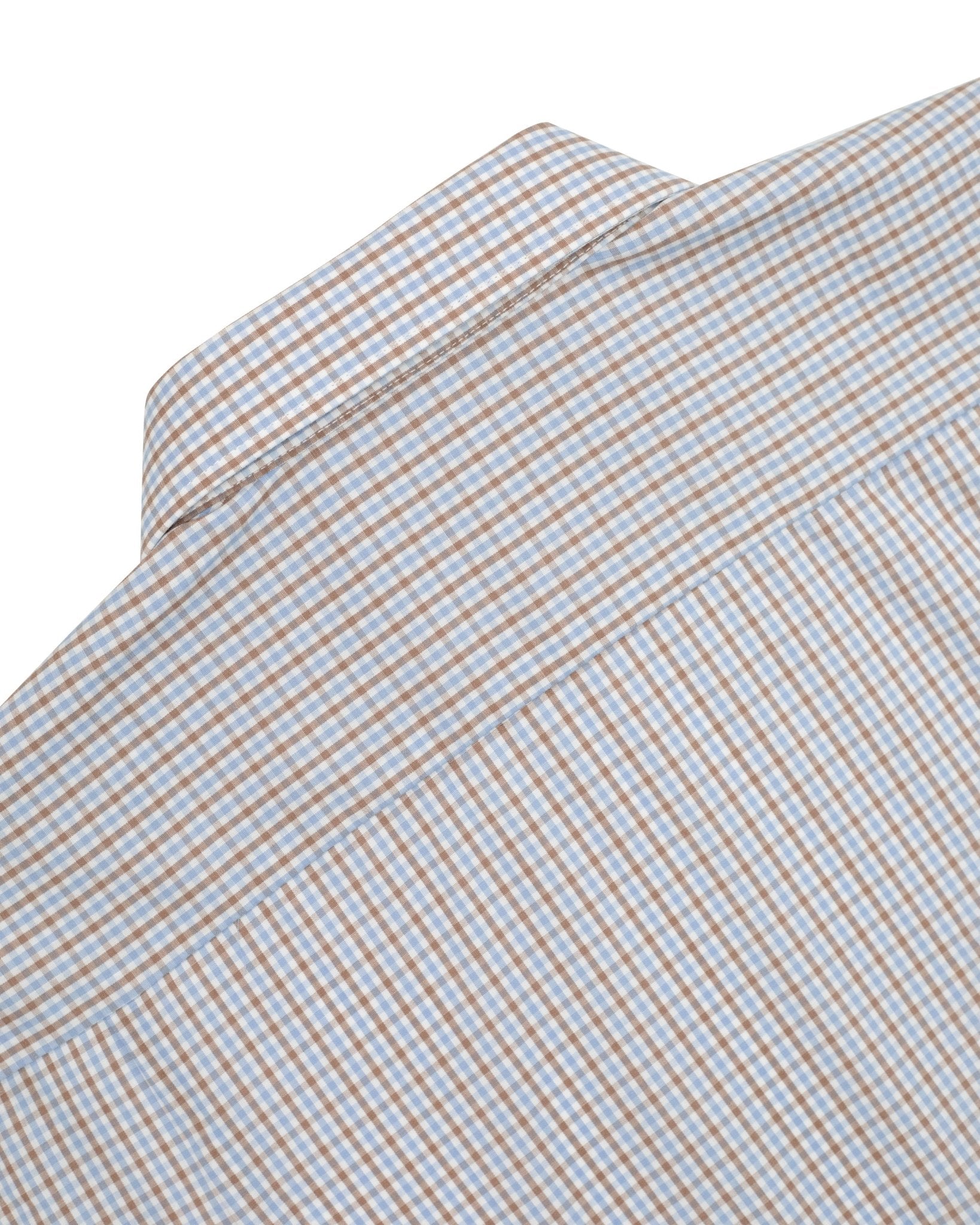Manchester Camisa Casual Cuadros Tattersall Un Bolsillo Estilo - Manchester