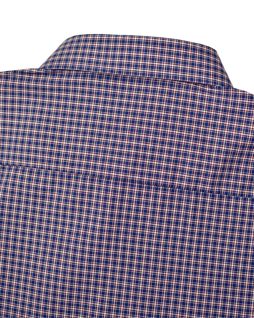 Manchester Camisa Casual Cuello Abotonado Estampado Cuadricular - Manga Larga - Manchester