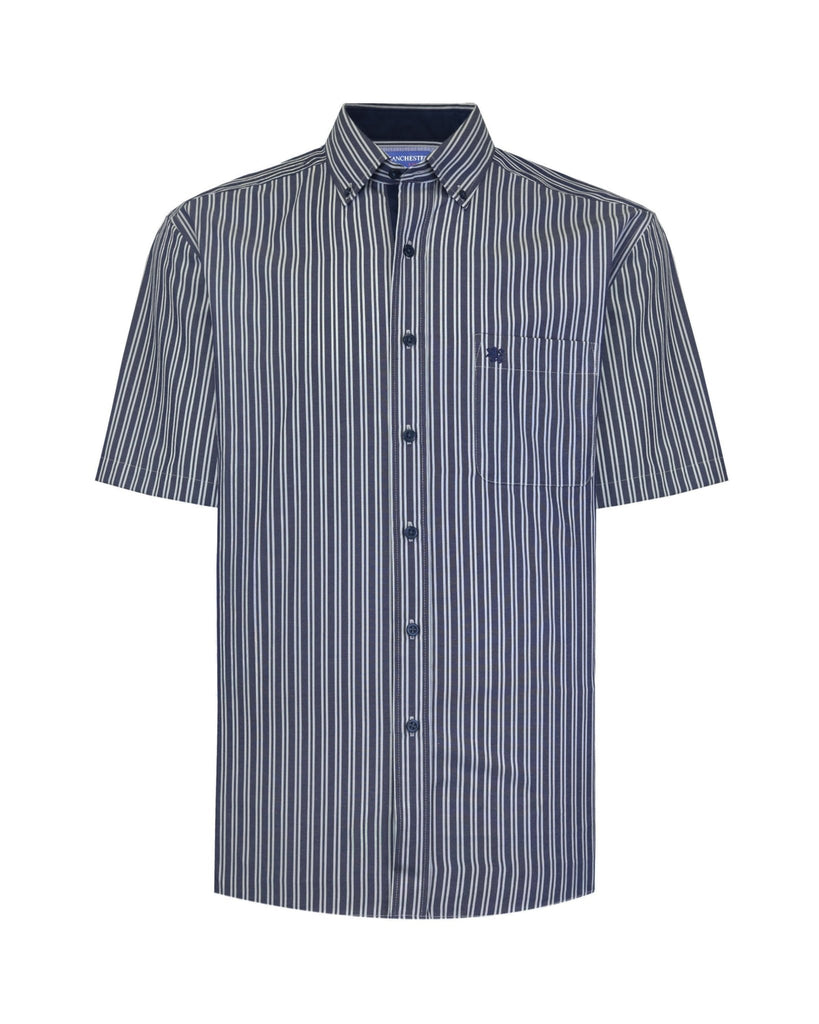 Manchester Camisa Casual Cuello Abotonado - Manga Corta - Manchester