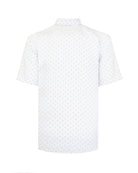 Manchester Camisa Casual de Algodón y Poliéster con Estampado de Lunares - Manchester