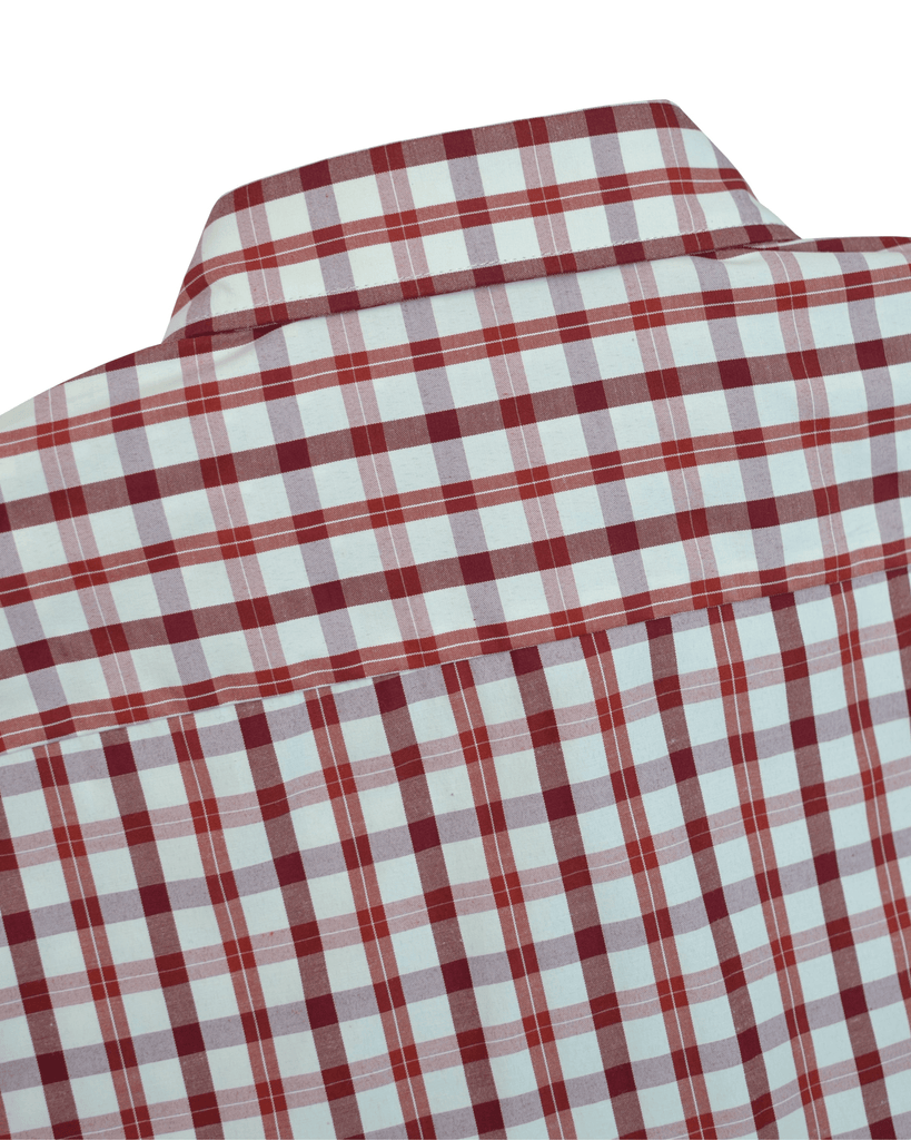 Manchester Camisa Casual de Cuadros Clásica Cuello Abotonado - Manga Corta - Manchester