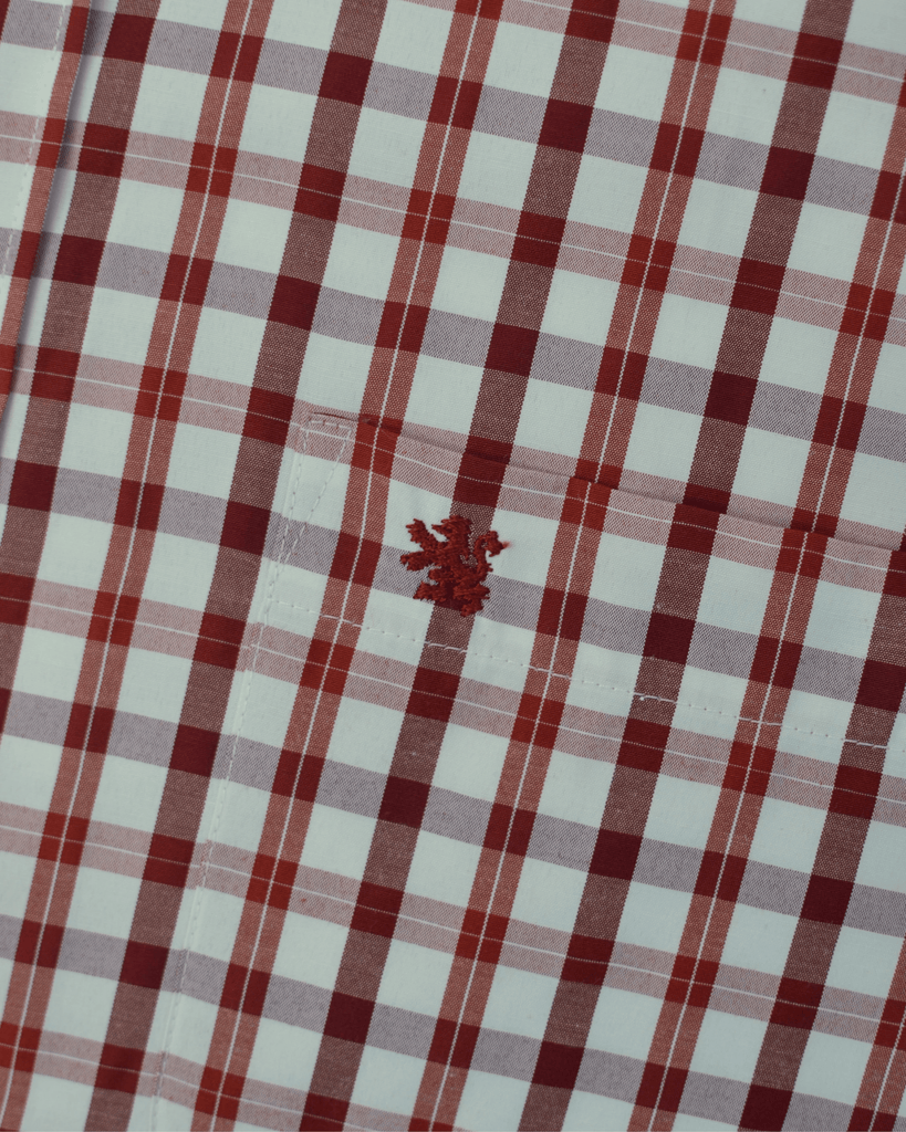 Manchester Camisa Casual de Cuadros Clásica Cuello Abotonado - Manga Corta - Manchester