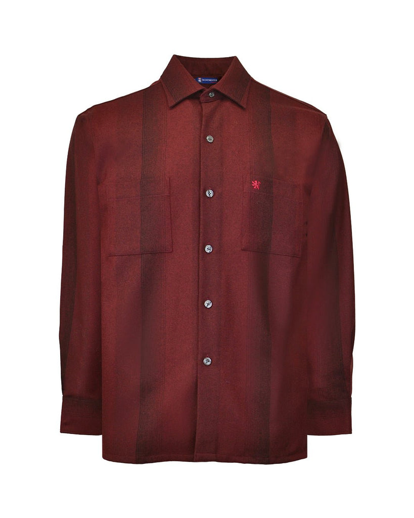 Manchester Camisa Casual de Lana Corte Regular - Manchester