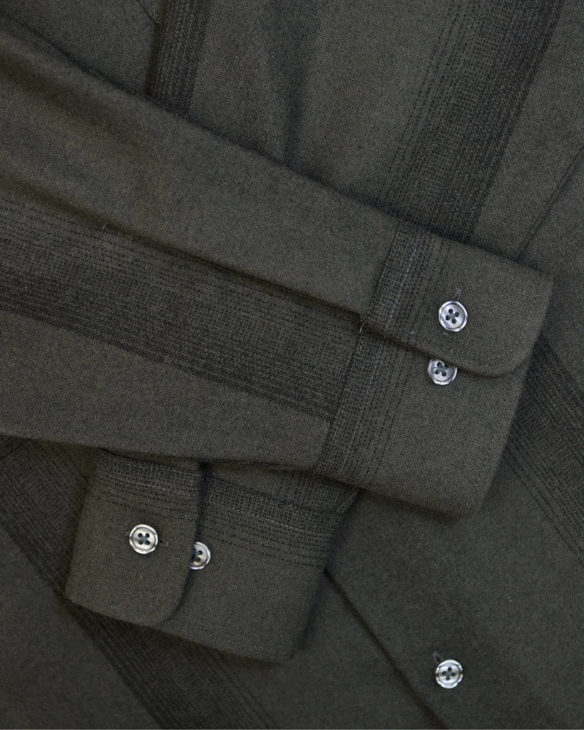 Manchester Camisa Casual de Lana Corte Regular - Manchester