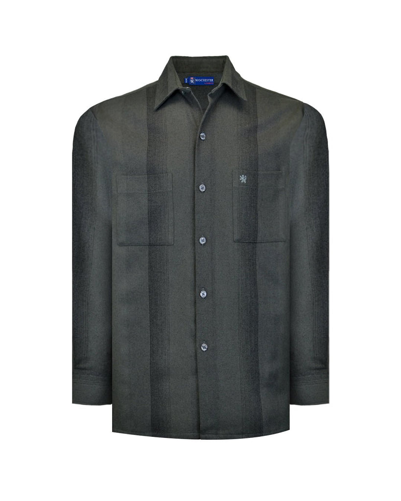 Manchester Camisa Casual de Lana Corte Regular - Manchester