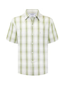 Manchester Camisa Casual Doble Bolsillo de Cuadros Difuminados - Manchester