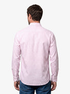 Manchester Camisa Casual Elite 100% Algodón Wrinkle Free Cuadrado Manga Larga - Manchester