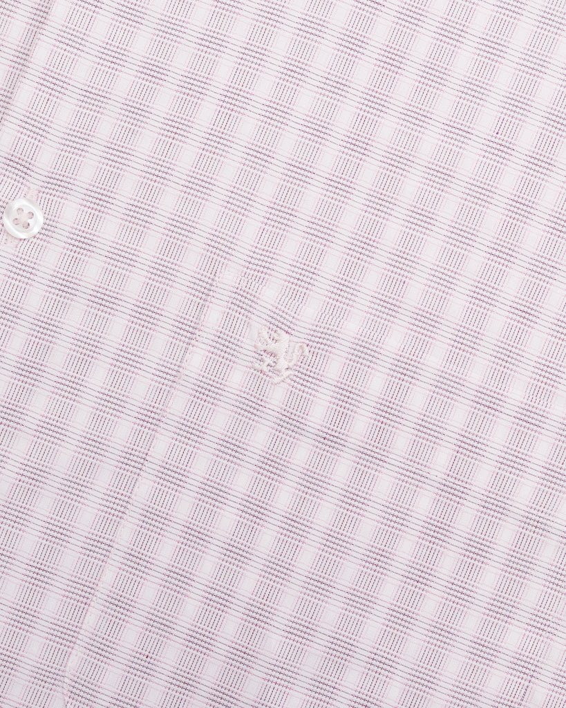 Manchester Camisa Casual Elite 100% Algodón Wrinkle Free Cuadrado Manga Larga - Manchester