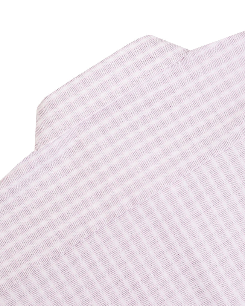 Manchester Camisa Casual Elite 100% Algodón Wrinkle Free Cuadrado Manga Larga - Manchester