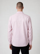 Manchester Camisa Casual Elite 100% Algodón Wrinkle Free Cuadrado Manga Larga - Manchester