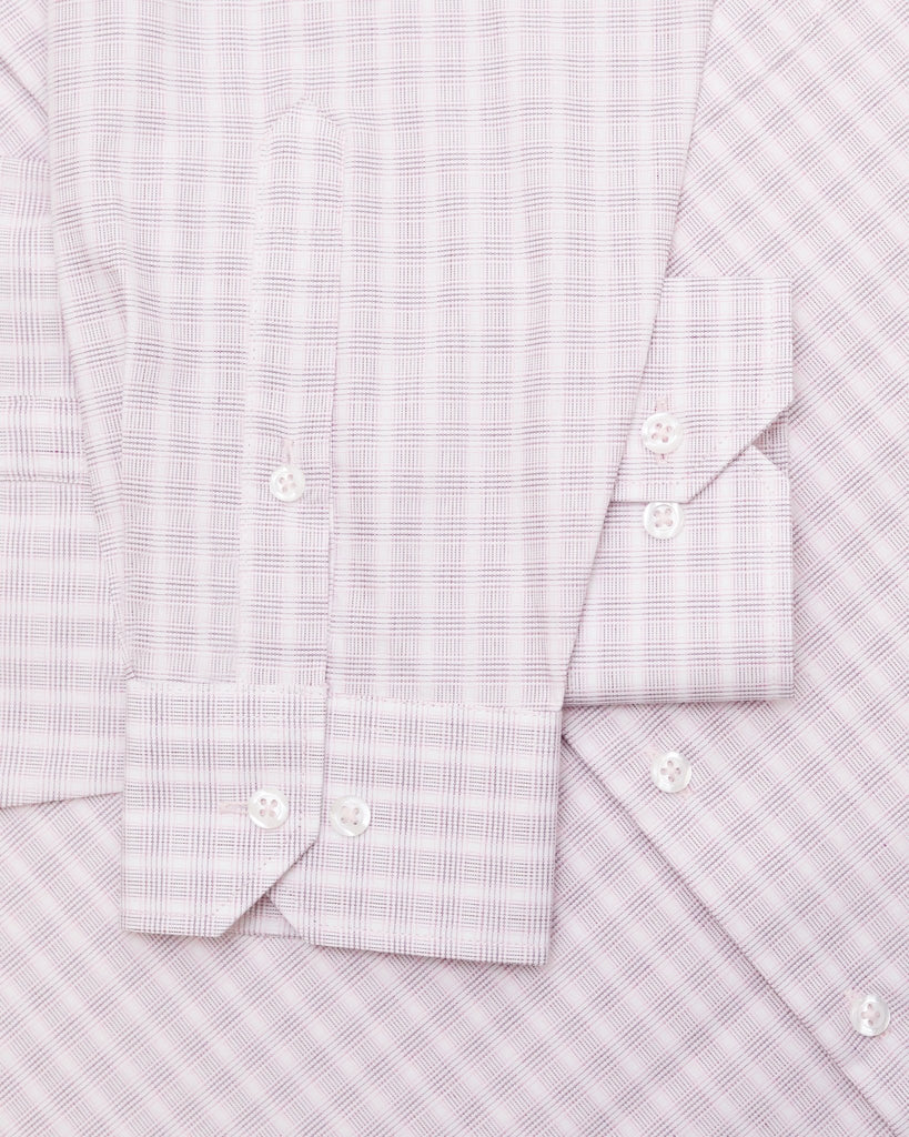 Manchester Camisa Casual Elite 100% Algodón Wrinkle Free Cuadrado Manga Larga - Manchester