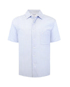 Manchester Camisa Casual Elite 100% Algodón Wrinkle Free Manga Corta - Manchester
