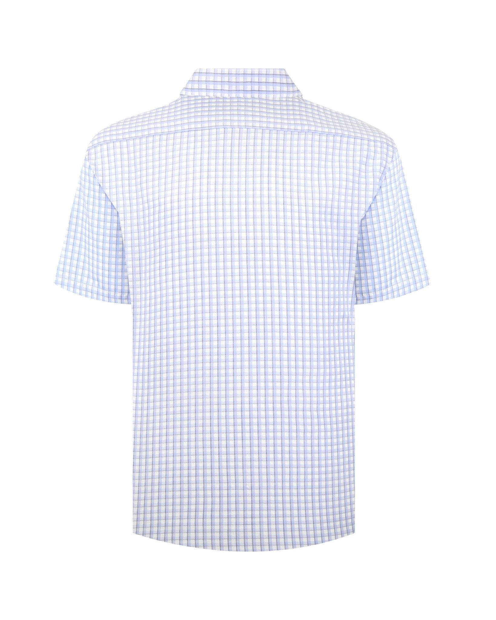 Manchester Camisa Casual Elite 100% Algodón Wrinkle Free Manga Corta - Manchester