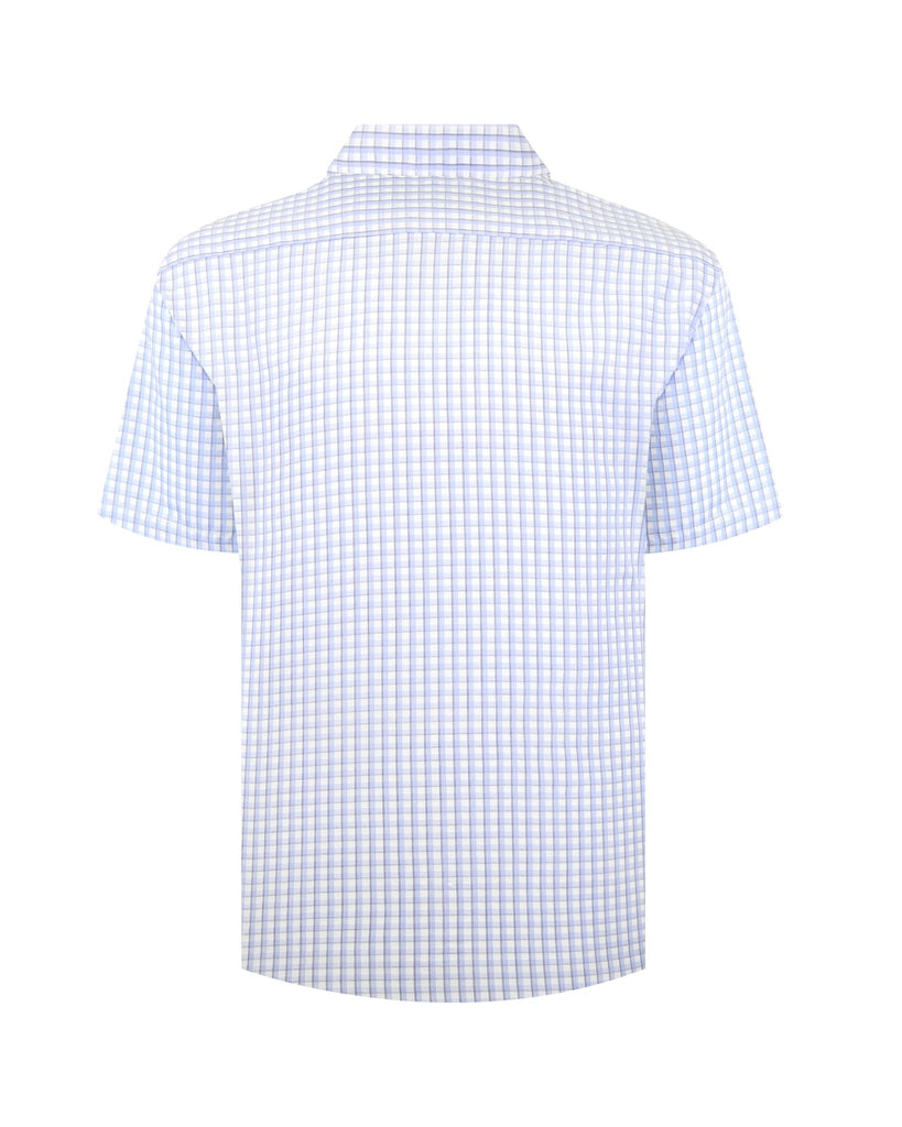 Manchester Camisa Casual Elite 100% Algodón Wrinkle Free Manga Corta - Manchester