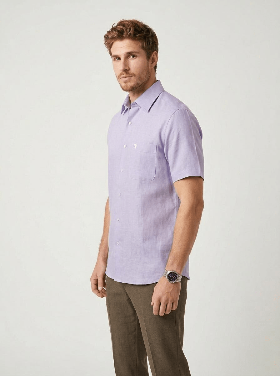 Manchester Camisa Casual Elite 100% Lino - Manchester