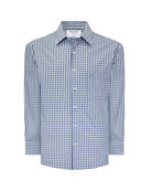 Manchester Camisa Casual Elite Manga Larga con Diseño de Cuadros - Manchester