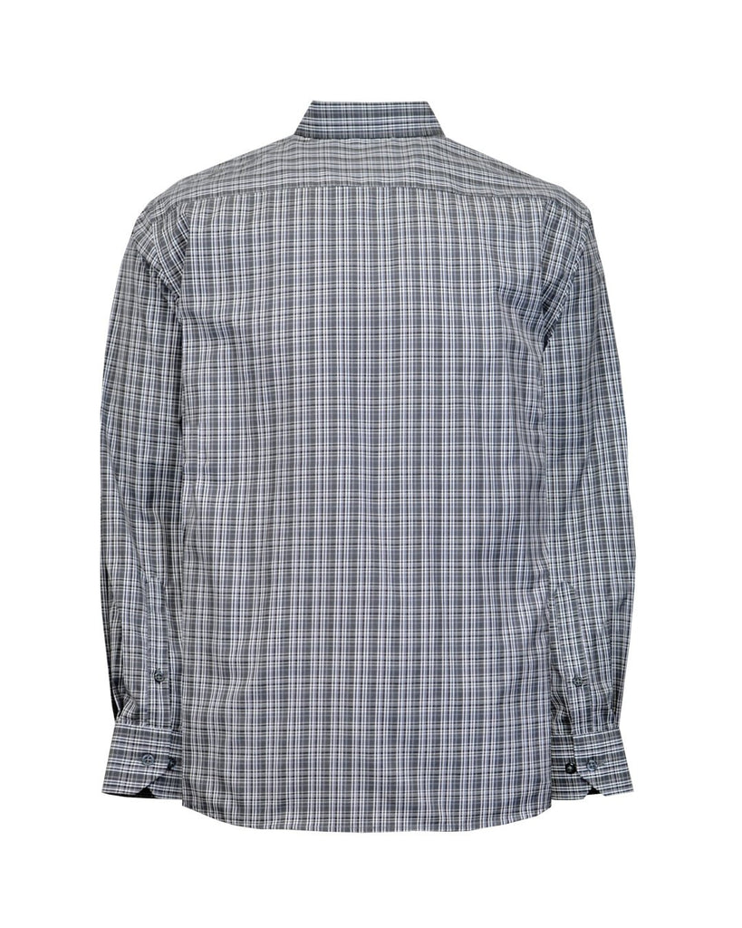 Manchester Camisa Casual Estampado de Líneas Entrelazadas - Manga Larga - Manchester