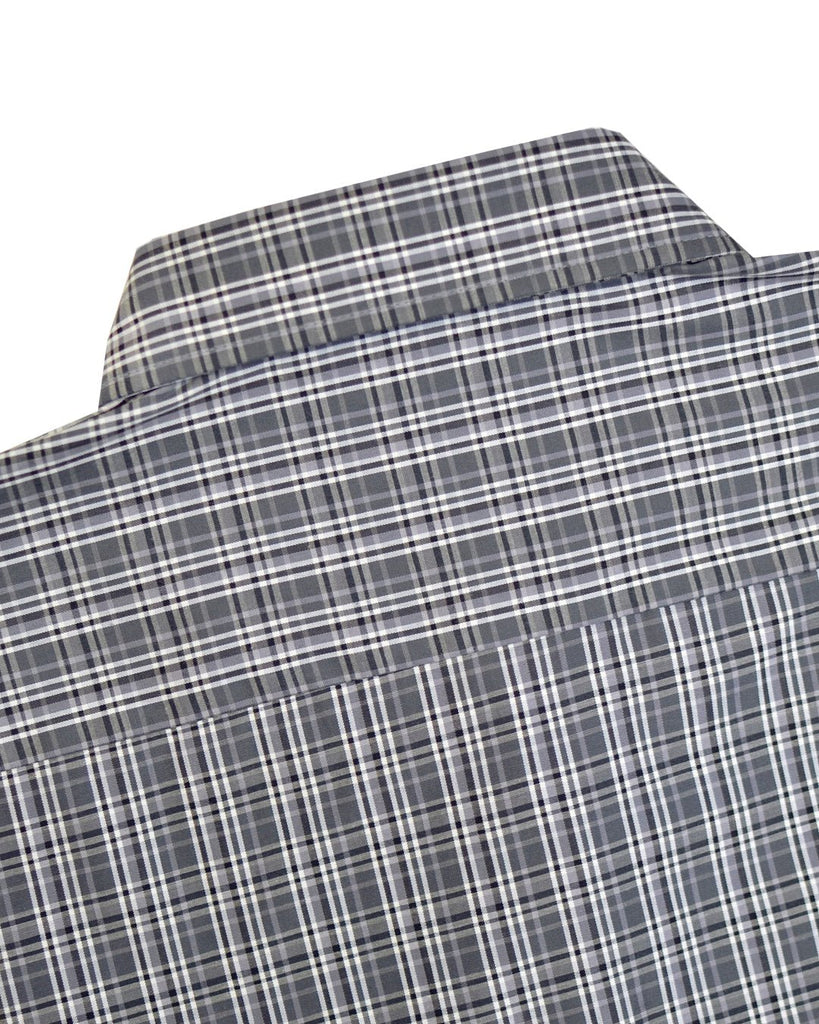 Manchester Camisa Casual Estampado de Líneas Entrelazadas - Manga Larga - Manchester