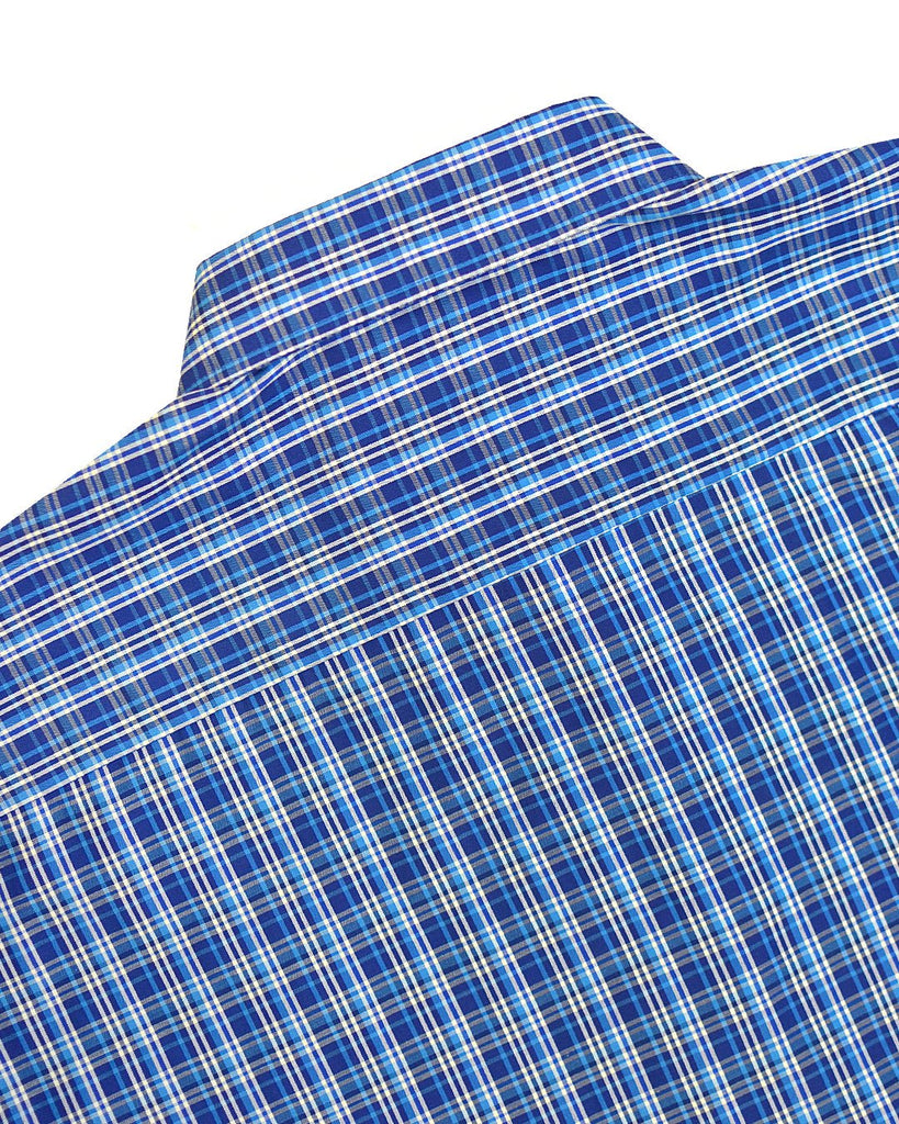 Manchester Camisa Casual Estampado de Líneas Entrelazadas - Manga Larga - Manchester