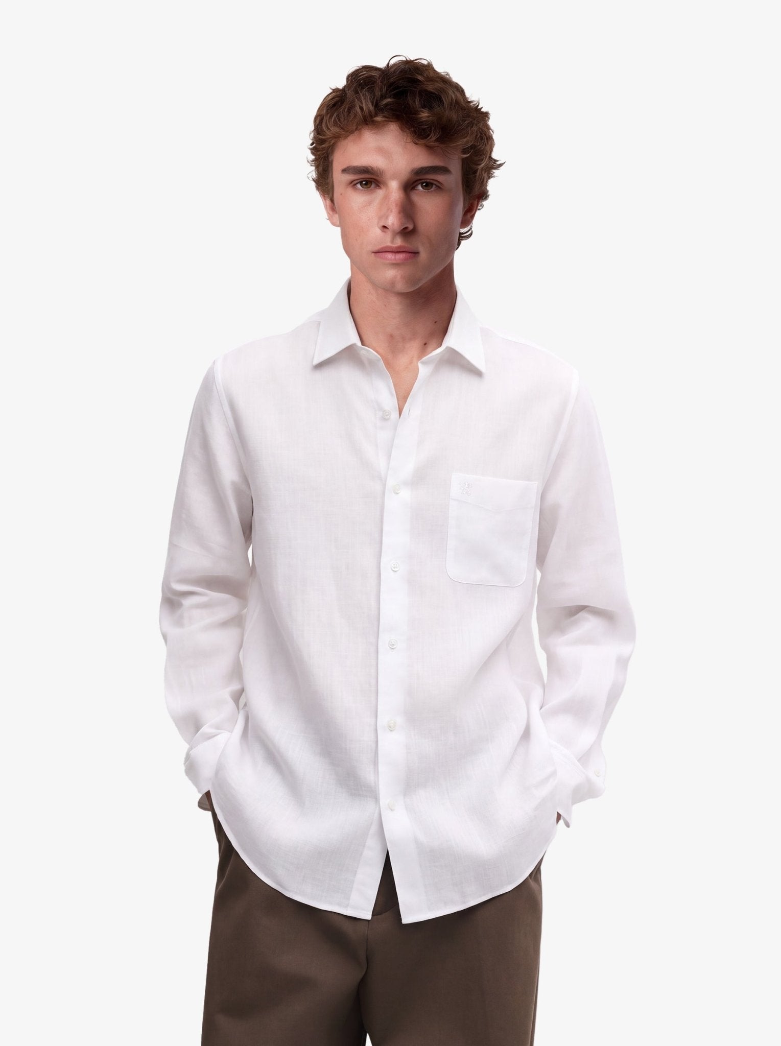 Manchester Camisa Casual Lino Puro Esencial - Manchester
