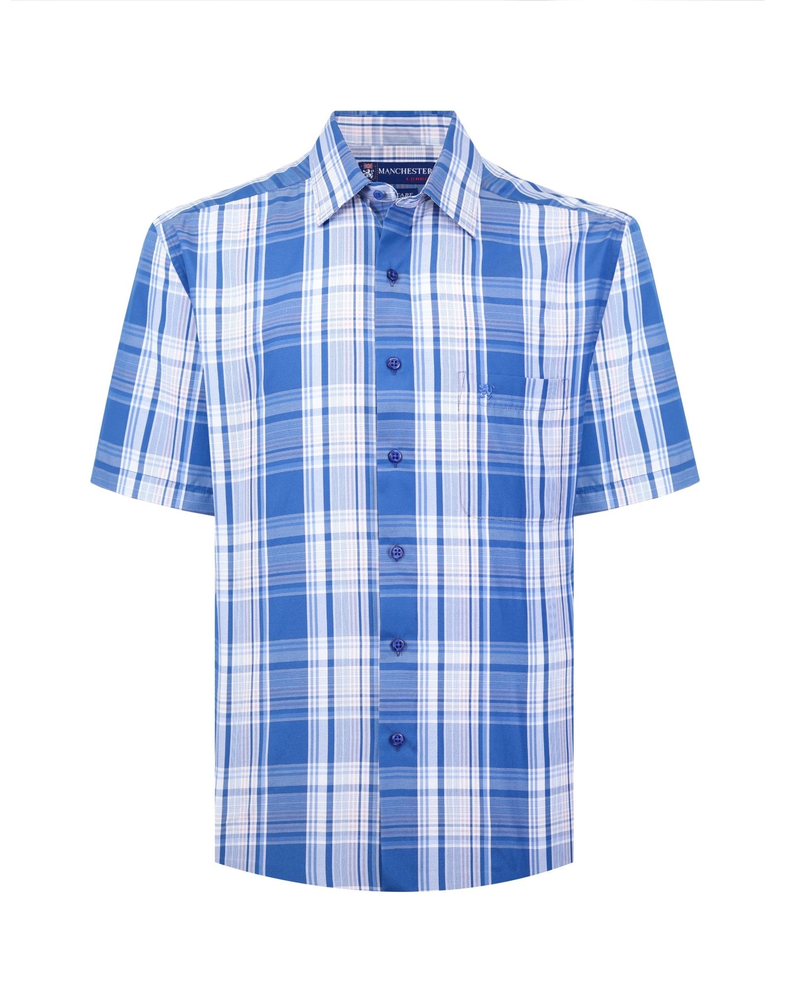 Manchester Camisa Casual Manga Corta Algodón y Poliéster - Manchester